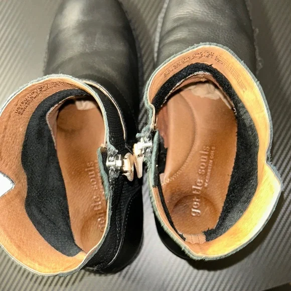 Gentle Souls Black Ankle Boots - Picture 6 of 12